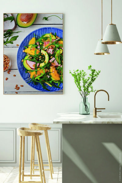 Akustikbild Mango-Salat mit Avocado