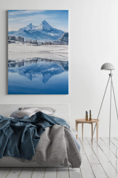 Akustikbild Alpen im Winter