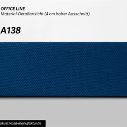 akustikbild schallbild schallabsorber wandabsorber absorberkreis rund design raumakustik blau koenigsblau royal 38