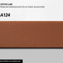akustikbild schallbild schallabsorber wandabsorber absorberkreis rund design raumakustik braun hellbraun ocker 24