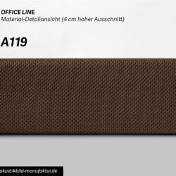 akustikbild schallbild schallabsorber wandabsorber absorberkreis rund design raumakustik braun natur 19