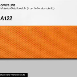 akustikbild schallbild schallabsorber wandabsorber absorberkreis rund design raumakustik orange 22