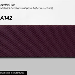 akustikbild schallbild schallabsorber wandabsorber absorberkreis rund design raumakustik rot lila violett dunkel 42