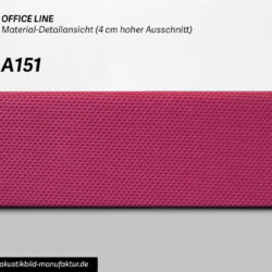 akustikbild schallbild schallabsorber wandabsorber absorberkreis rund design raumakustik rot magenta pink 51