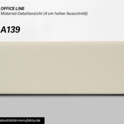 akustikbild schallbild schallabsorber wandabsorber absorberkreis rund design raumakustik weiss creme hell white 39