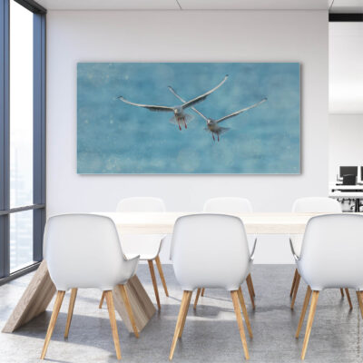 Schallabsorber Bild im Besprechungsraum eines Büro