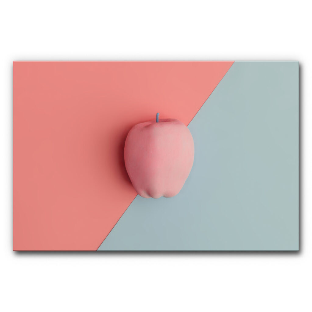 Akustikbild Apfel Lachs Mint