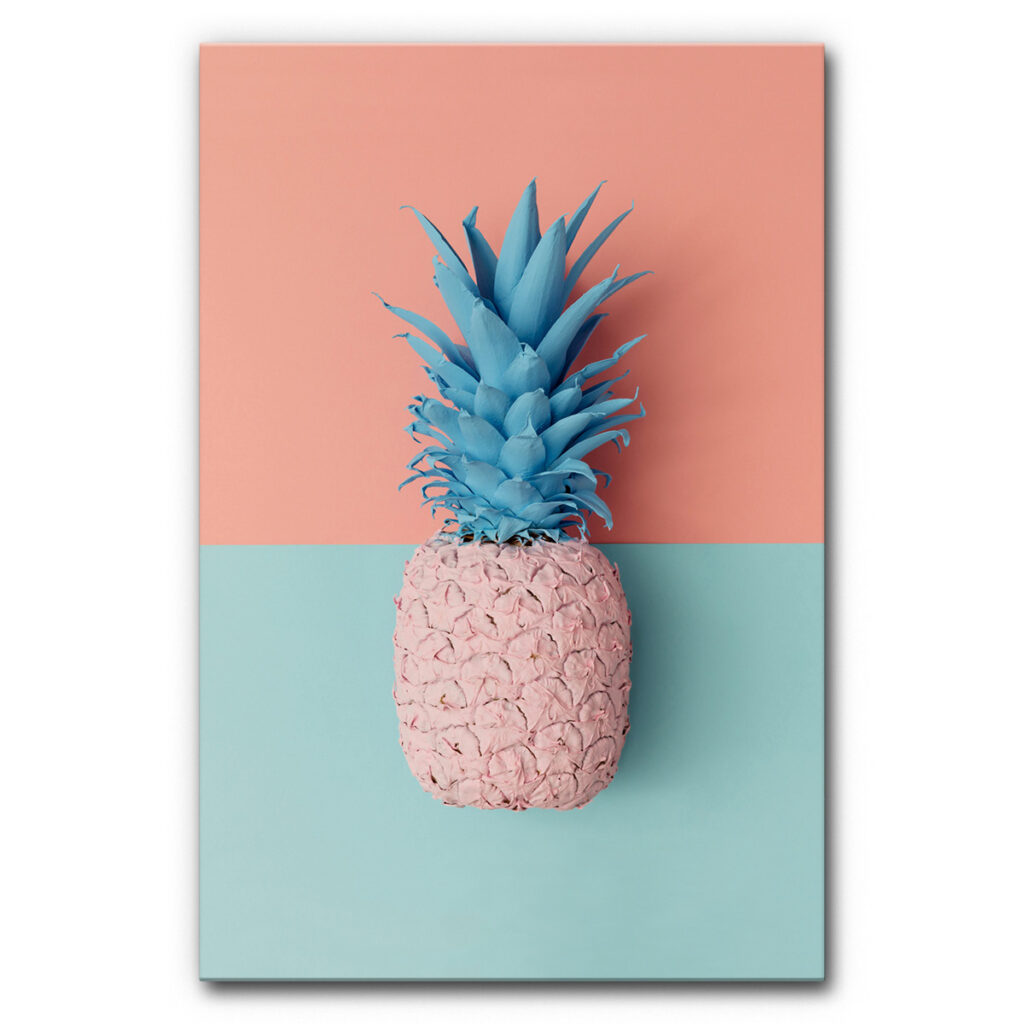 Akustikbild Ananas Lachs Mint