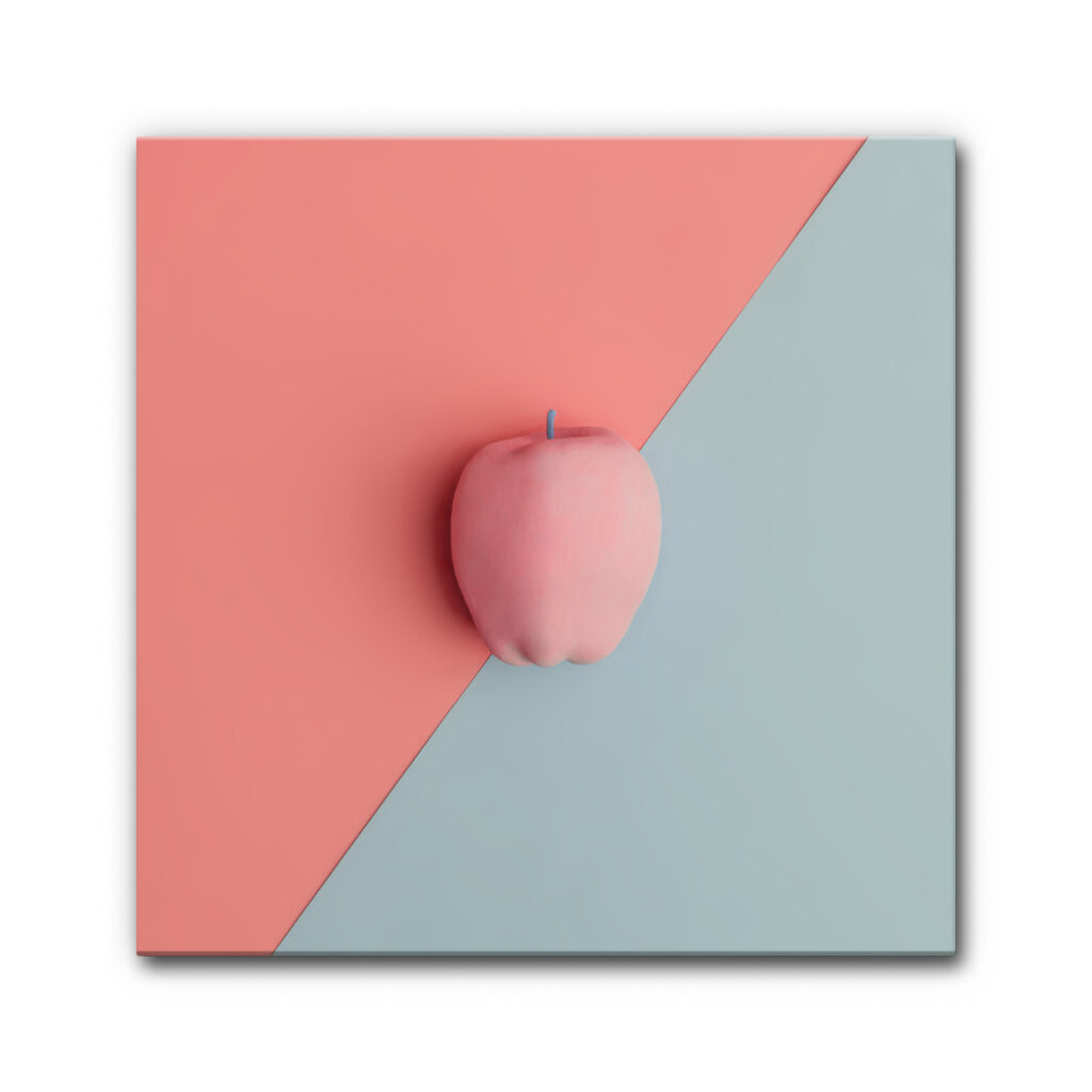 Akustikbild Apfel Lachs Mint