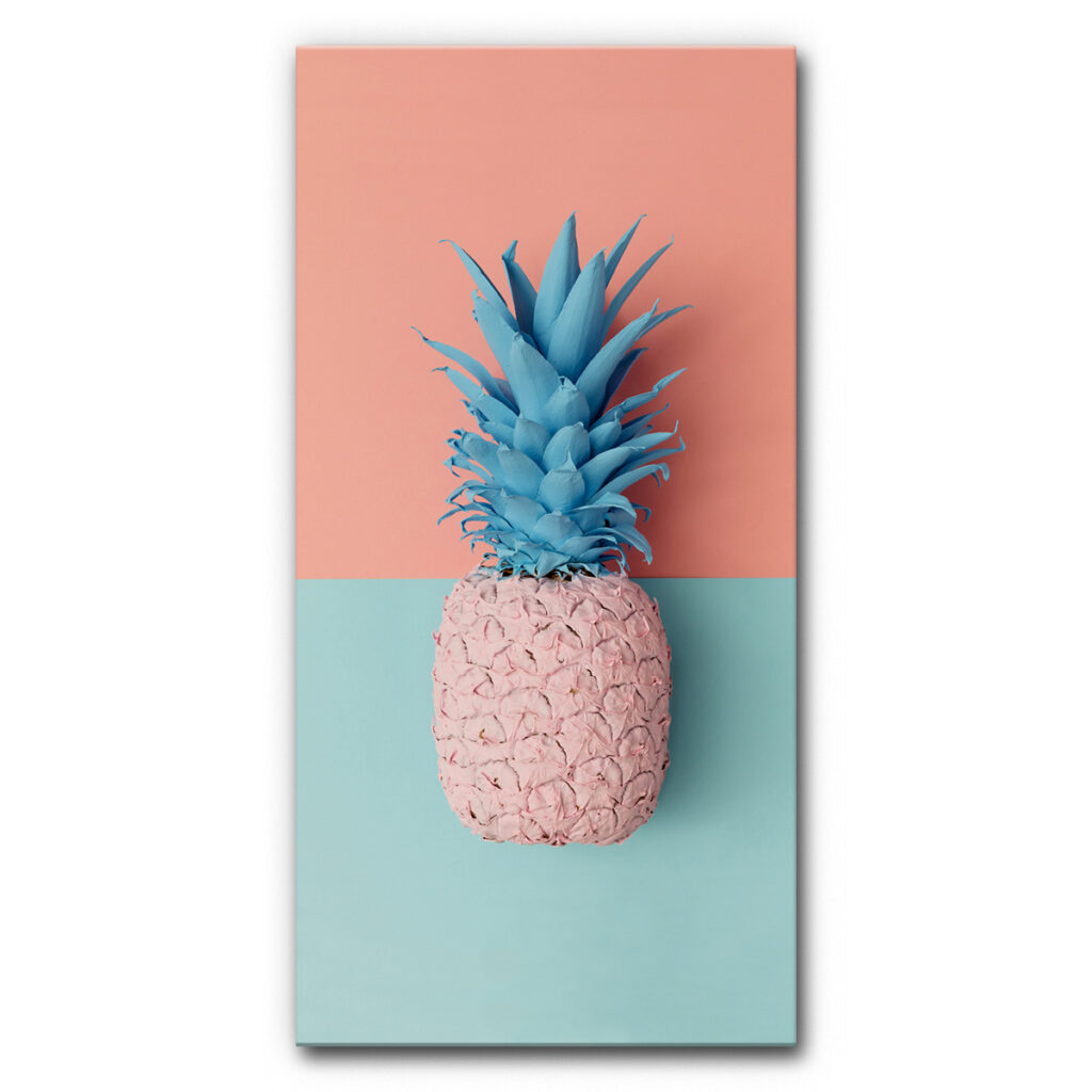 Akustikbild Ananas Lachs Mint