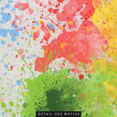 Akustikbild Weltkarte Colours
