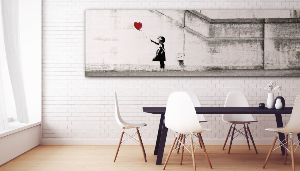 Akustikbild The Girl With The Balloon (Banksy)