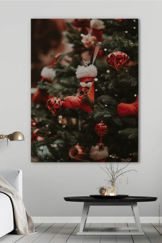 schallabsorber akustikbild wechsel motiv tauschen weihnachtsdeko christmas decor 3 18