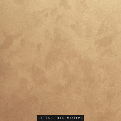 Rundes Akustikbild Abstrakt Gold III