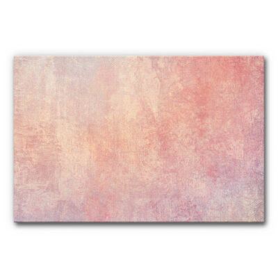 Akustikbild Hazy Summer Day - Sanfte, abstrakte Farbfläche in Rosa-, Apricot- und Pastelltönen. Leicht strukturiert, wirkt wie ein verblasstes Fresko oder ein sommerlicher Dunst. Ruhig, hell, freundlich.