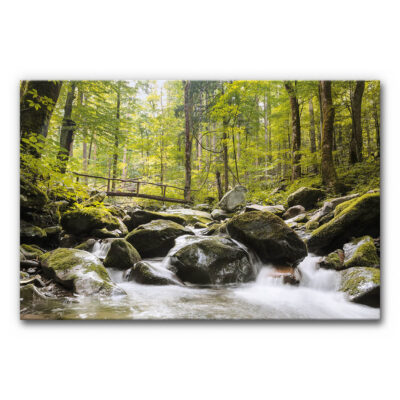 Akustikbild Wasser mit Brücke