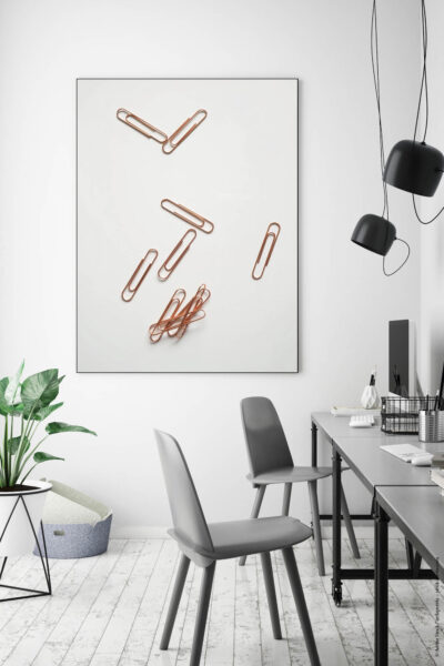 Akustikbild Büroklammer