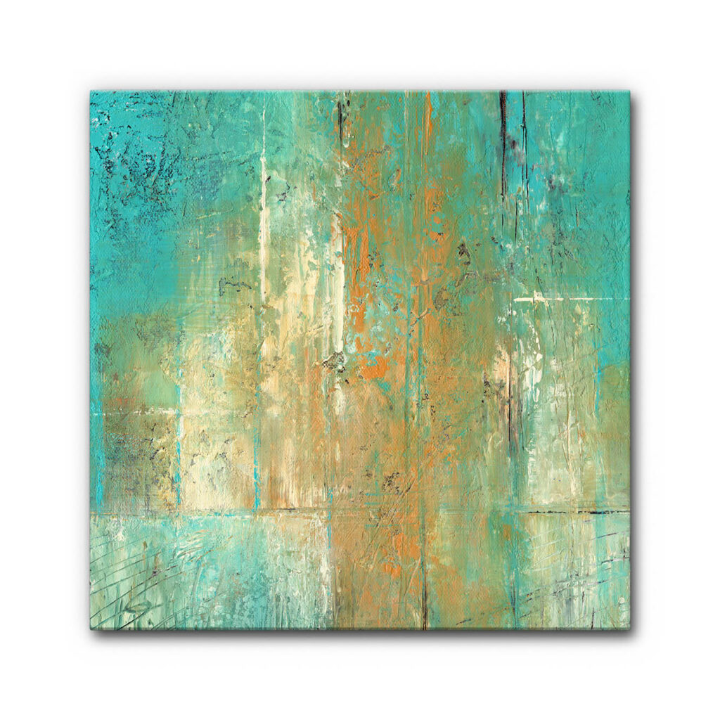 Akustikbild Turquoise and Ocher