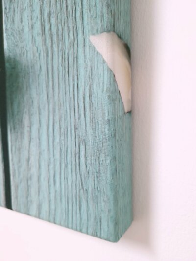 Akustikbild Coconut (80x80x4 cm CanvasStyle)