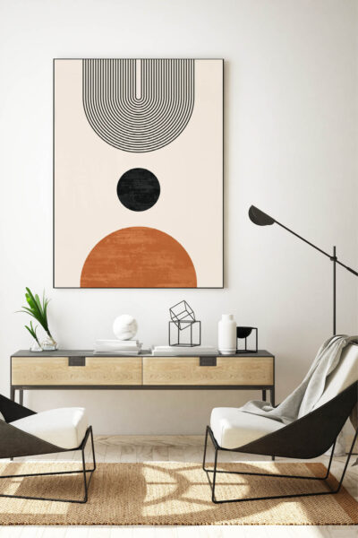 Akustikbild Circles And Lines 4