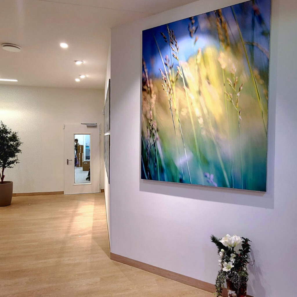 Akustikbild Wirkung im Wartebereich einer Arztpraxis