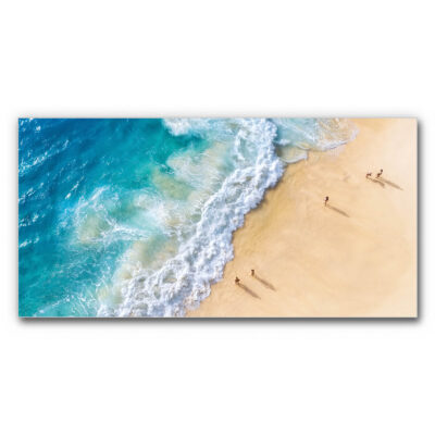 Akustikbild Sommer Brandung (200x100x4 cm CanvasStyle)