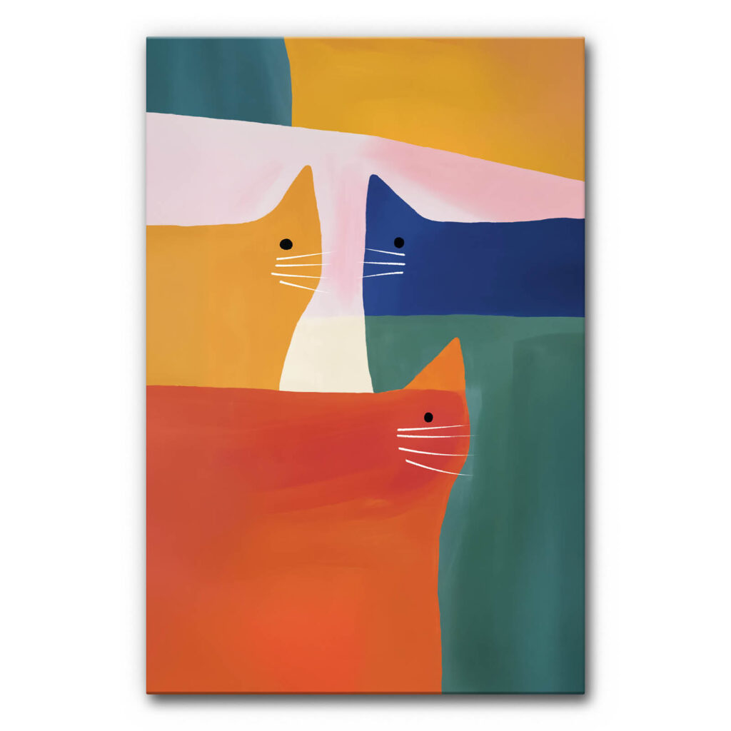 Akustikbild Drei Katzen