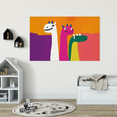 Akustikbild Drei Dinos