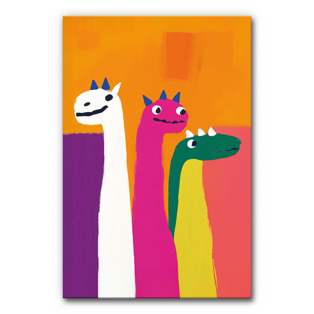 Akustikbild Drei Dinos