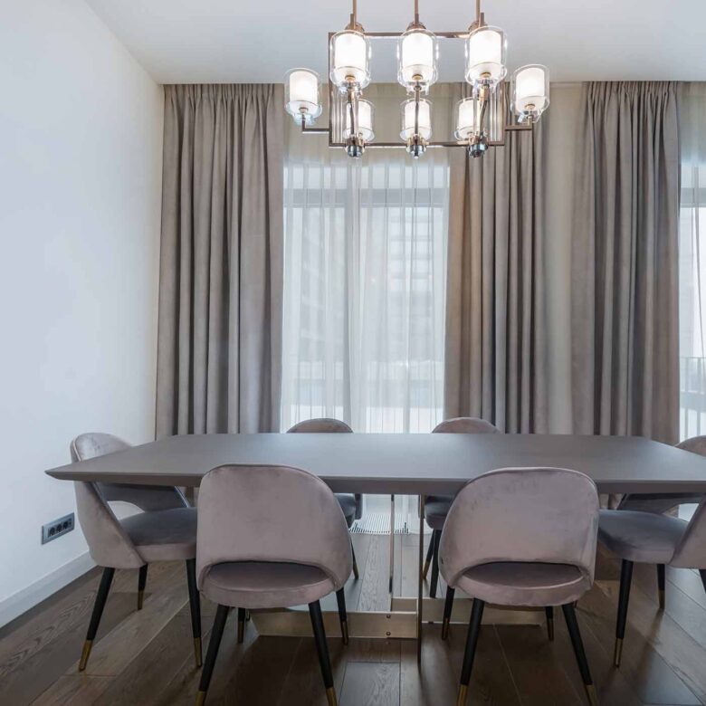 beispiel vorhang esszimmer