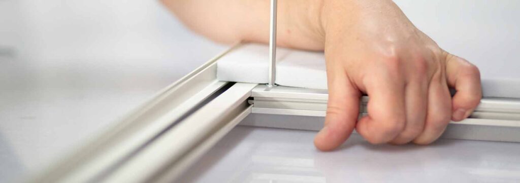 Fertigung eines Akustikbild mit individuellem Format