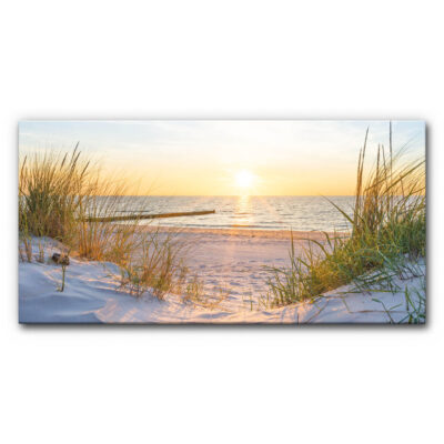 raumakustik verbessern akustikbilder schallabsorber wandmontage motive natur kueste meer duene 3 3 1