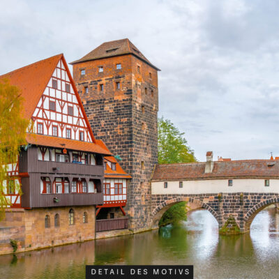 schallabsorber bild wand akustikbilder motiv staedte bayern panorama maxbruecke nuernberg 5