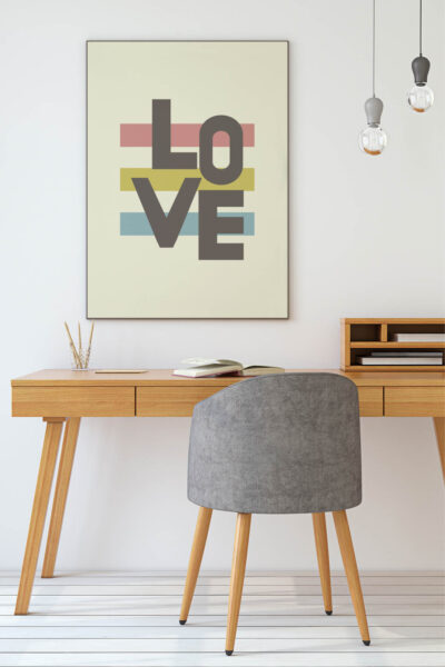 Akustikbild Retro Love