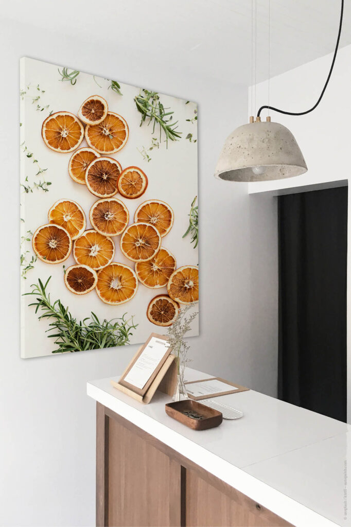 Akustikbild Winterorange