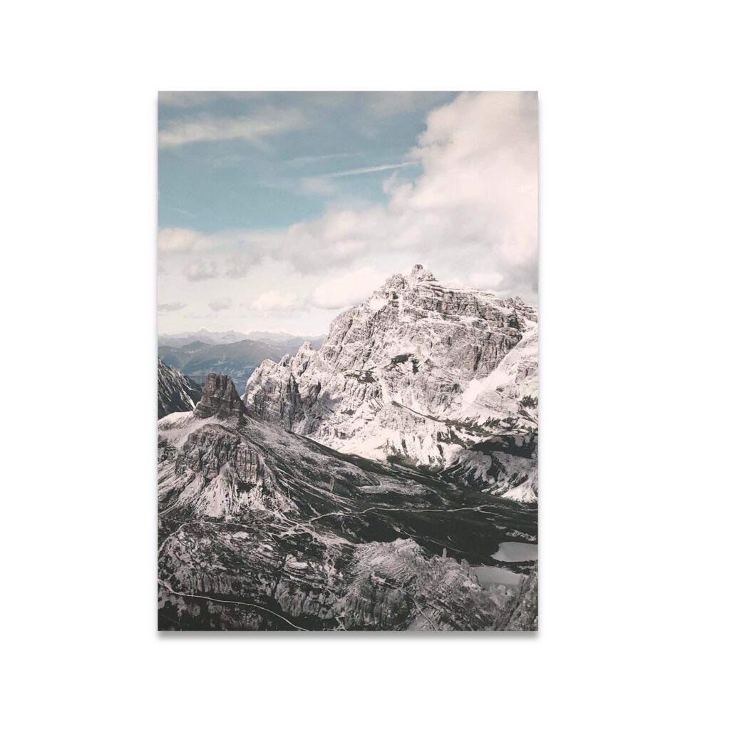 Akustikbild Alpine Ruhe (100x140x4 cm, CanvasStyle)