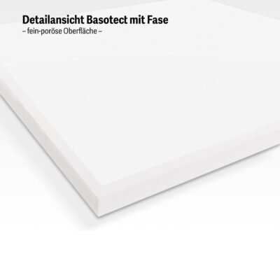 Basotect-Platte mit gefaster Kante (Fase)