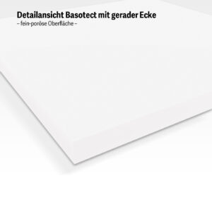 Basotect-Platte mit gerader Ecke