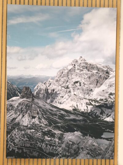 Akustikbild Alpine Ruhe (100x140x4 cm, CanvasStyle)