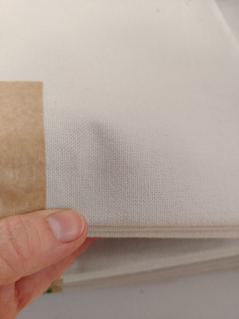 Baumwoll-Stoffreste im Paket einer Farbfamilie