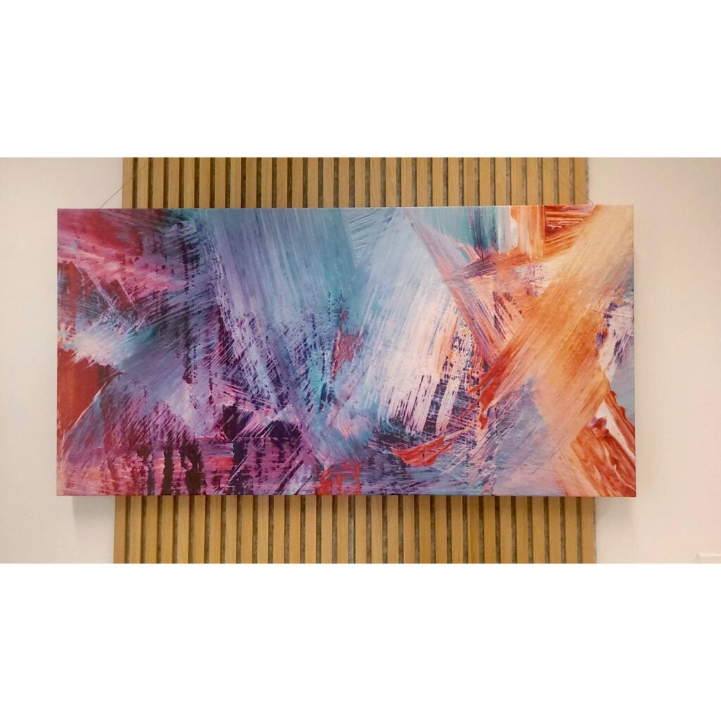 Akustikbild Inspiration 2 (140 cm x70 cm x4 cm CanvasStyle)