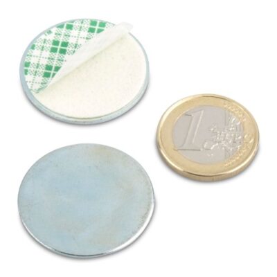 Set mit 25 Klebepunkten / Metallplättchen für Magnetmontage