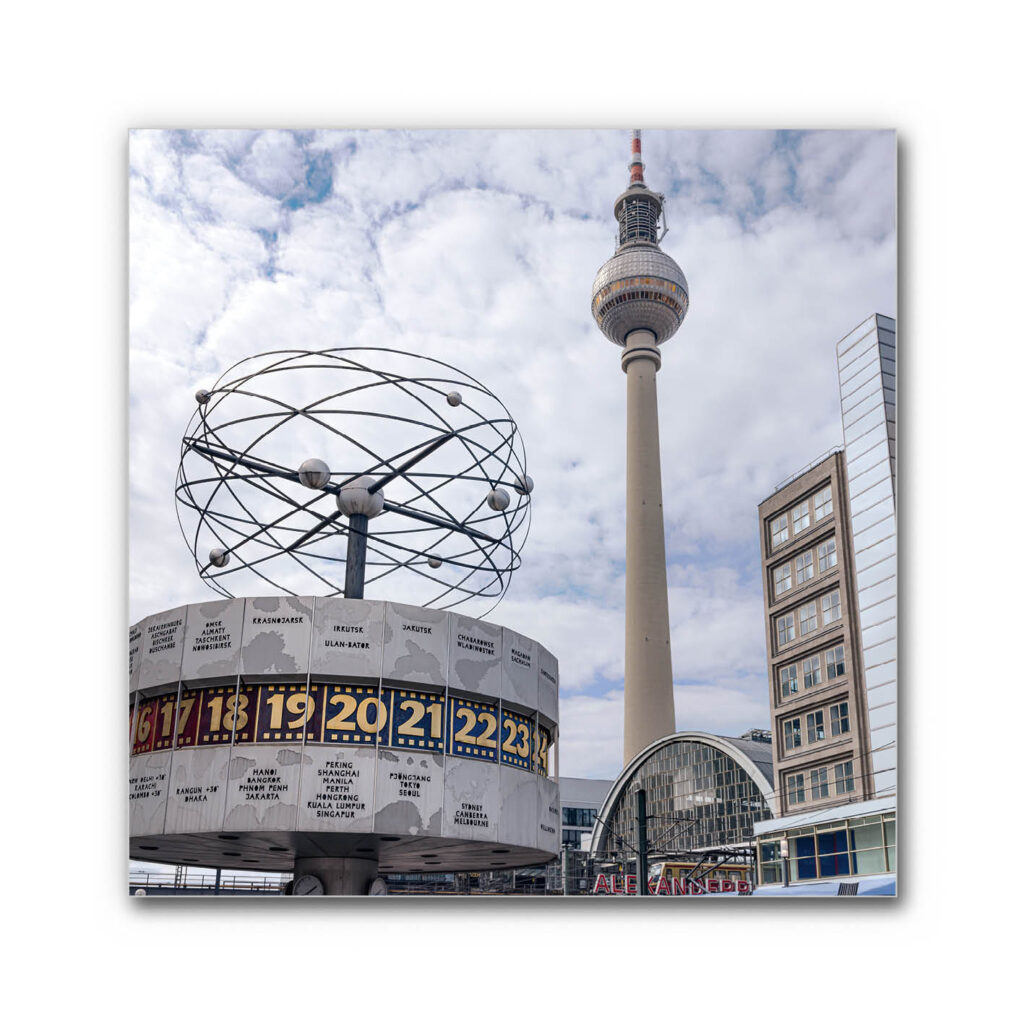 Akustikbild Weltzeituhr