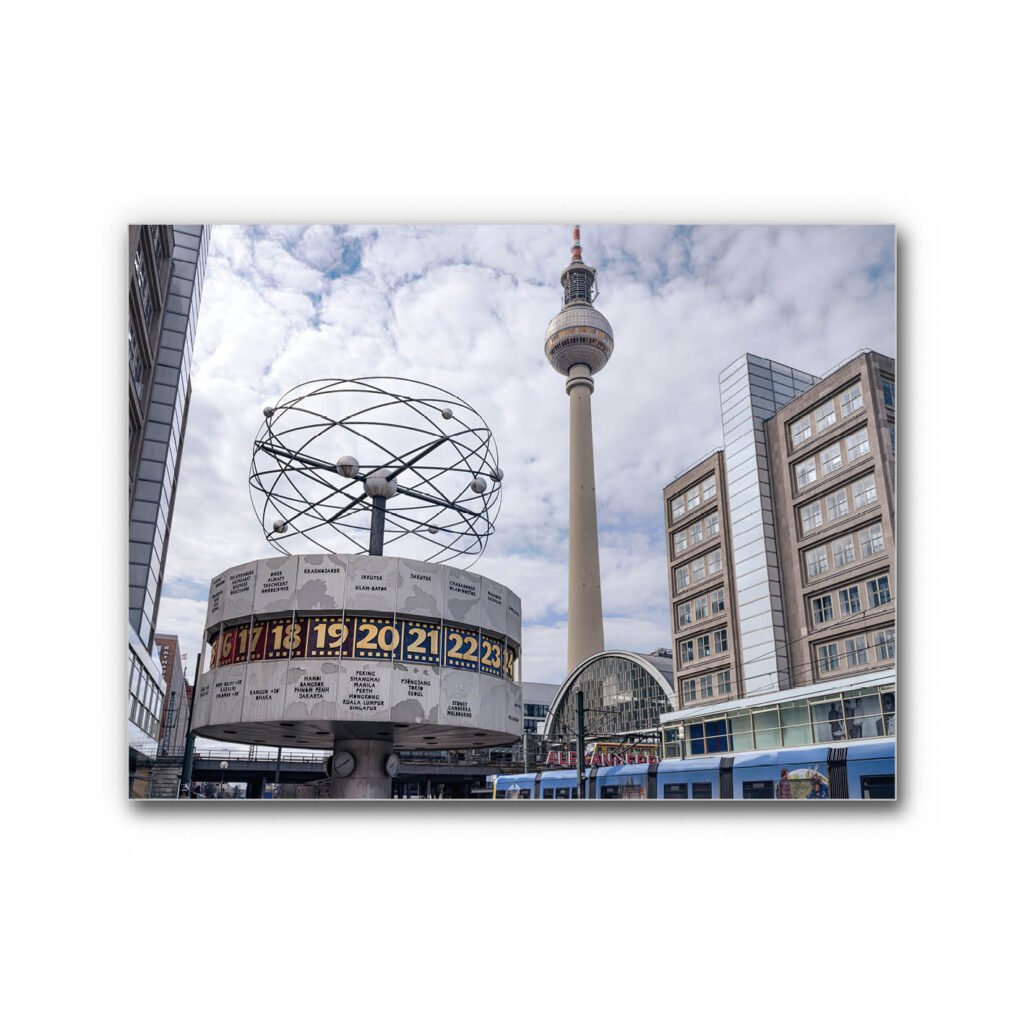 Akustikbild Weltzeituhr