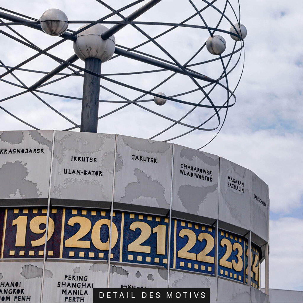 Akustikbild Weltzeituhr