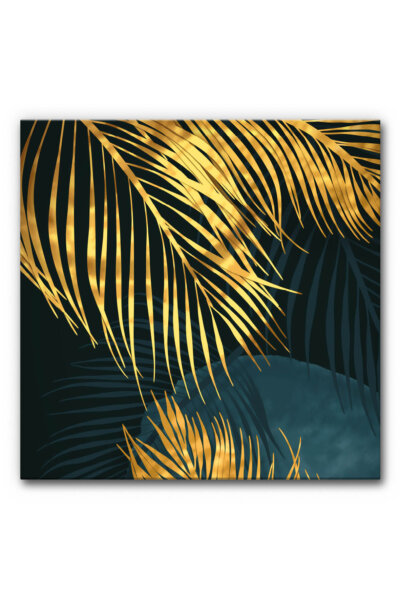Akustikbild Golden Palm Leafs 3