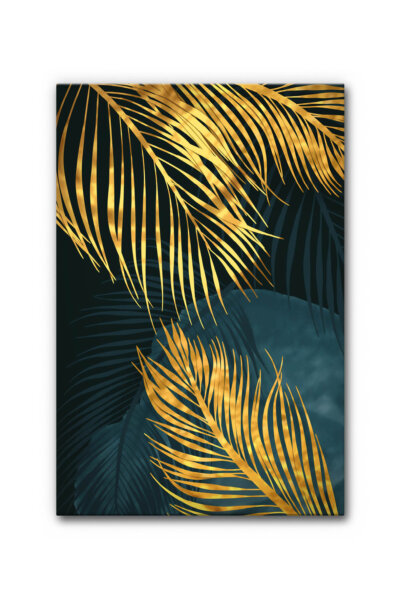 Akustikbild Golden Palm Leafs 3