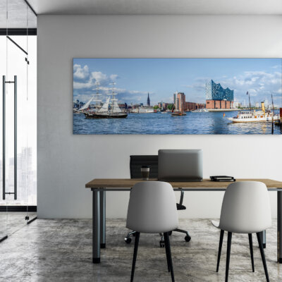 Akustikbild Hamburg Hafenbecken