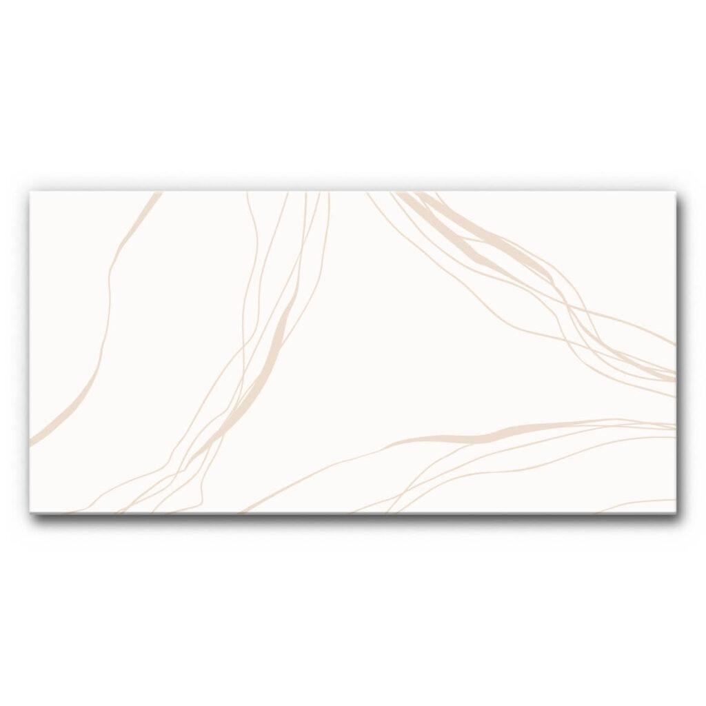 Akustikbild Linien auf Zart-Creme II