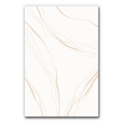 Akustikbild Linien auf Zart-Creme II